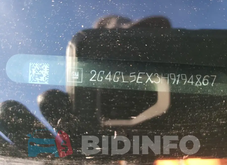 2G4GL5EX3H9194867 Photo# 12