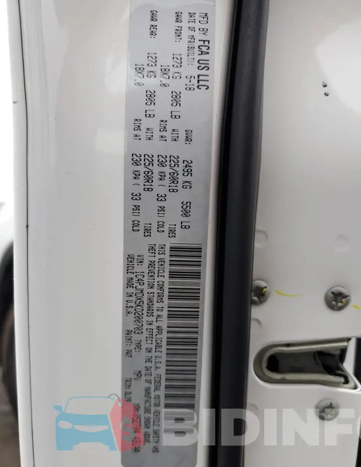 1C4PJMDX5KD200703 Photo# 13