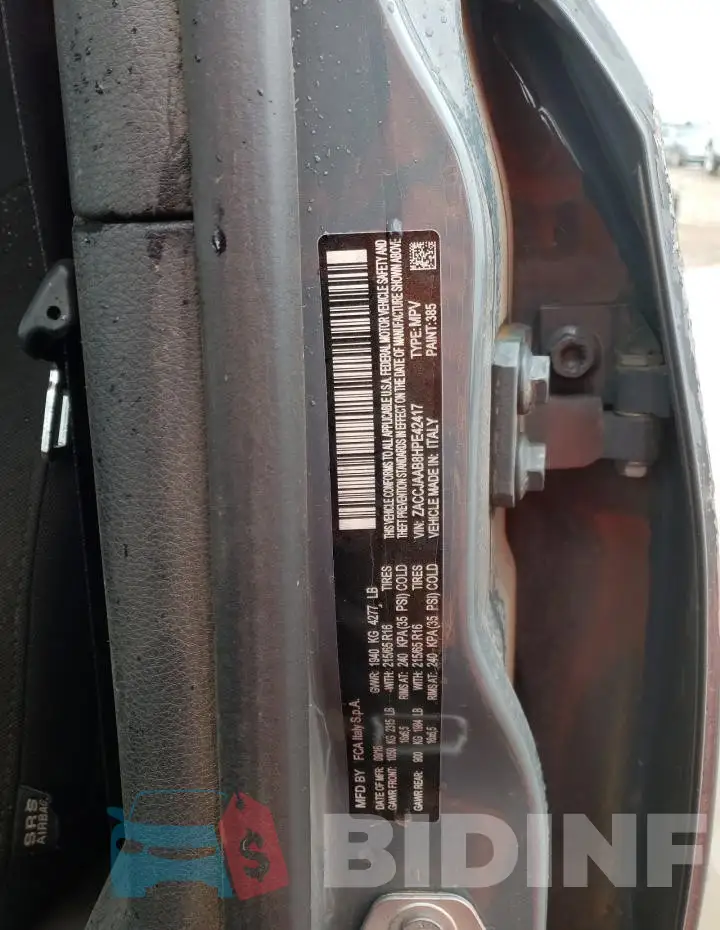 ZACCJAAB8HPE42417 Photo# 14