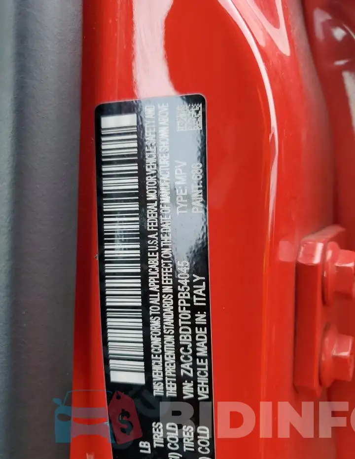 ZACCJBDT0FPB54045 Photo# 12