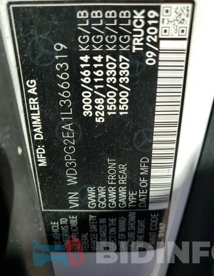 WD3PG2EA1L3666319 Photo# 13