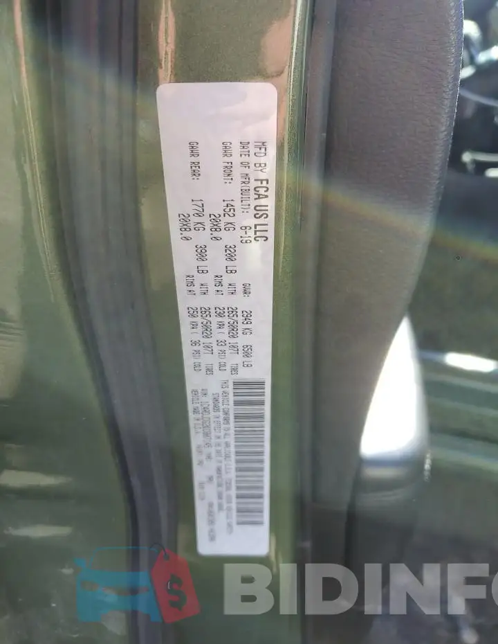 1C4RDJDG2KC807145 Photo# 12