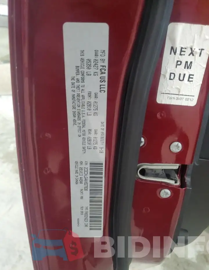 2C3CDXJG4KH527838 Photo# 12