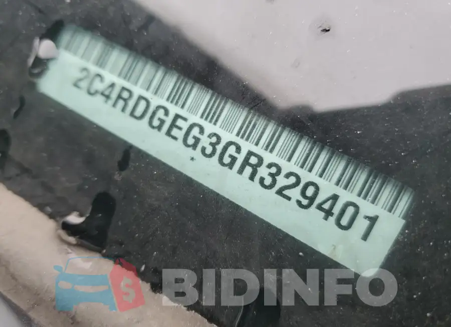 2C4RDGEG3GR329401 Photo# 13