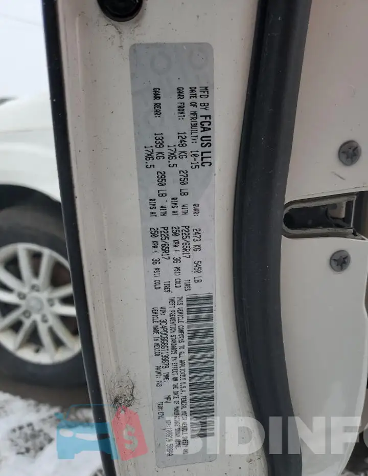 3C4PDCBG8GT138879 Photo# 12