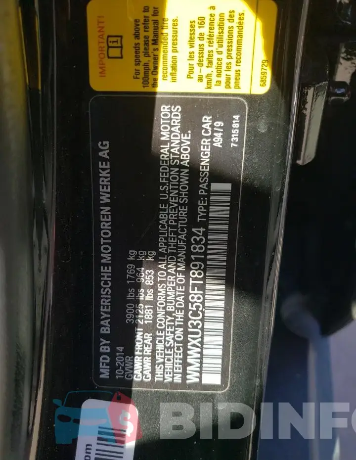 WMWXU3C58FT891834 Photo# 12