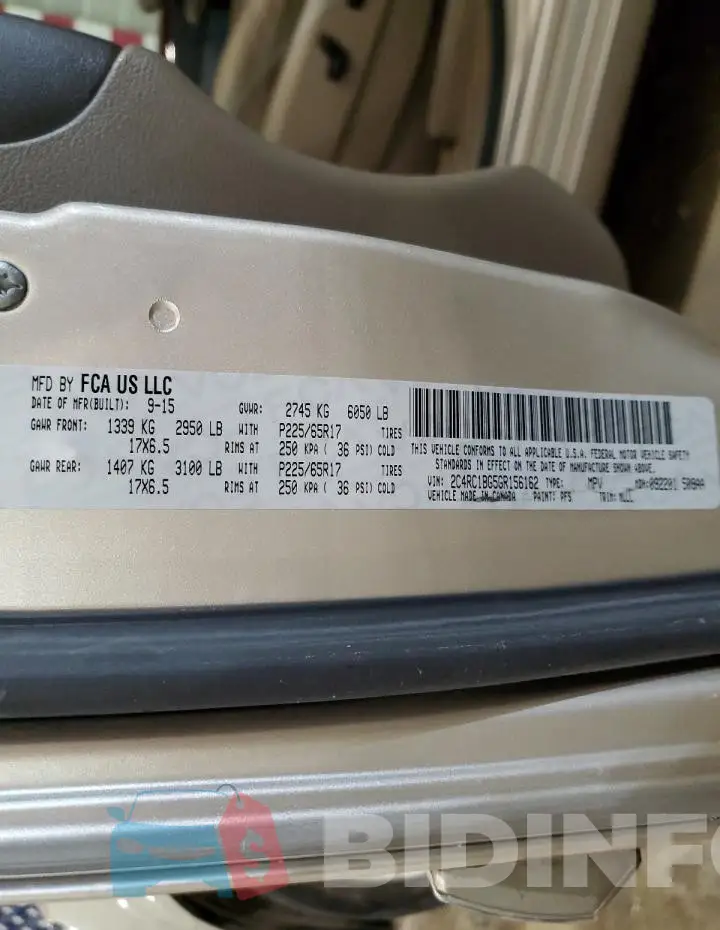 2C4RC1BG5GR156162 Photo# 13