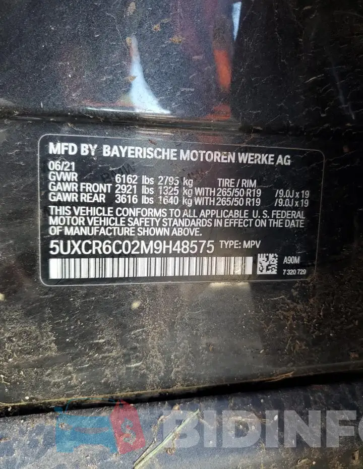 5UXCR6C02M9H48575 Photo# 13
