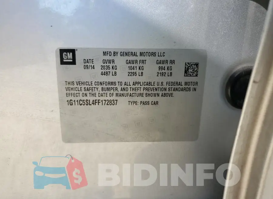 1G11C5SL4FF172837 Photo# 12