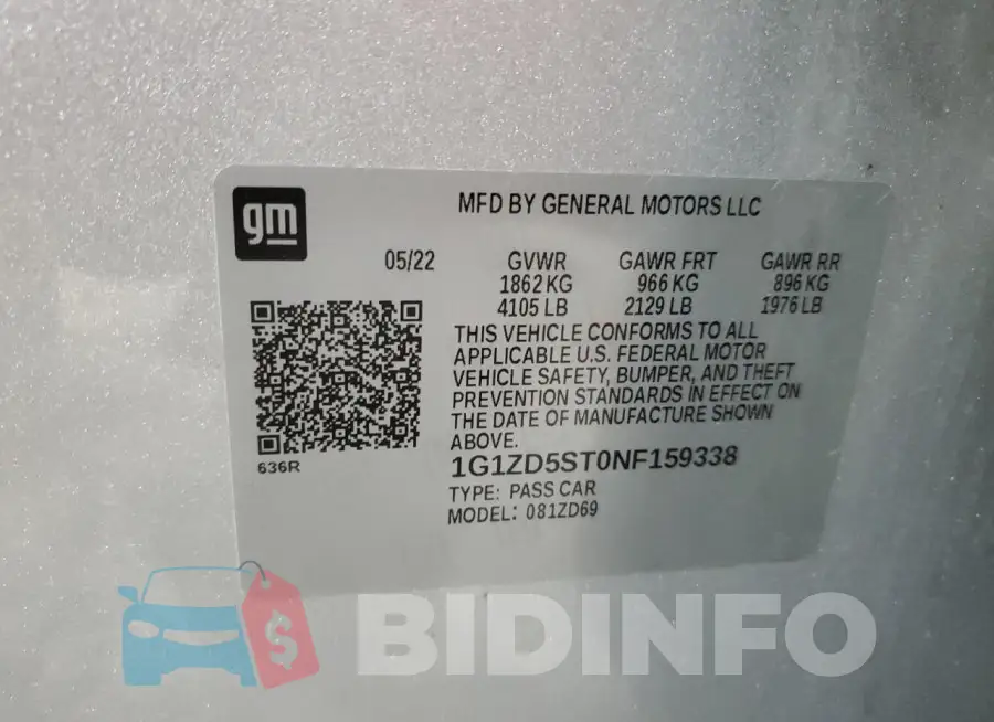 1G1ZD5ST0NF159338 Photo# 12