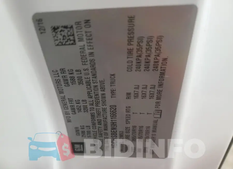 1GCHSBEN9H1166620 Photo# 12