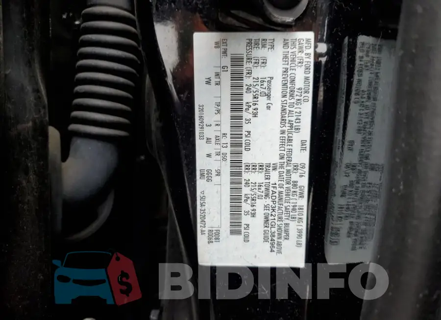 1FADP3K21GL384964 Photo# 12