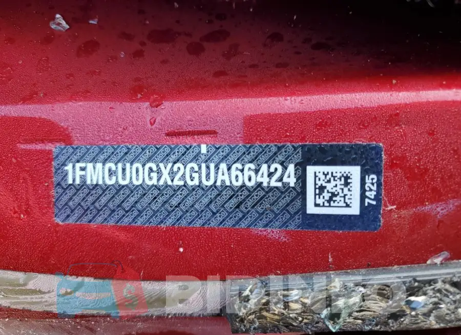 1FMCU0GX2GUA66424 Photo# 12