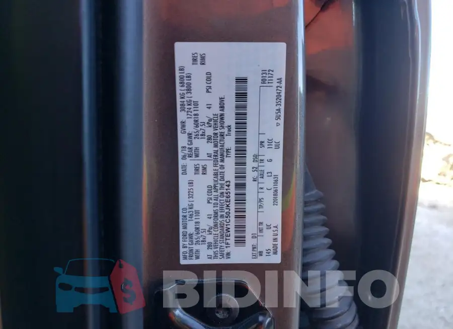1FTEW1C50JKE65143 Photo# 12