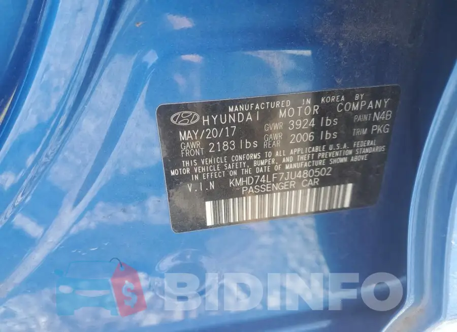 KMHD74LF7JU480502 Photo# 13