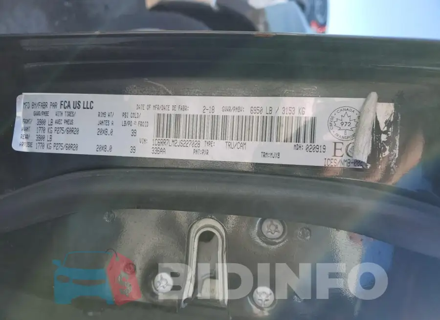 1C6RR7LM2JS227028 Photo# 12