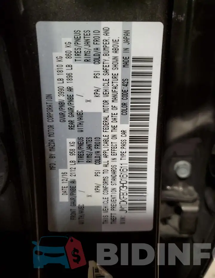 JM1DKFB73H0161611 Photo# 12