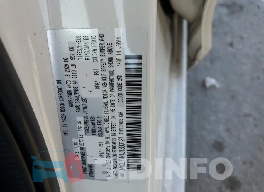 JM1GL1VM1J1330121 Photo# 13