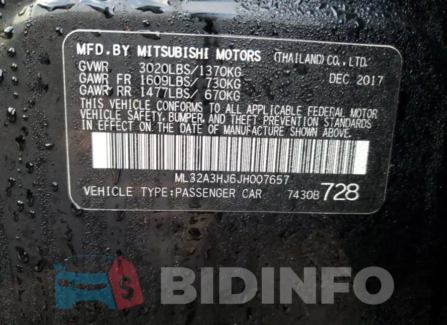 ML32A3HJ6JH007657 Photo# 12