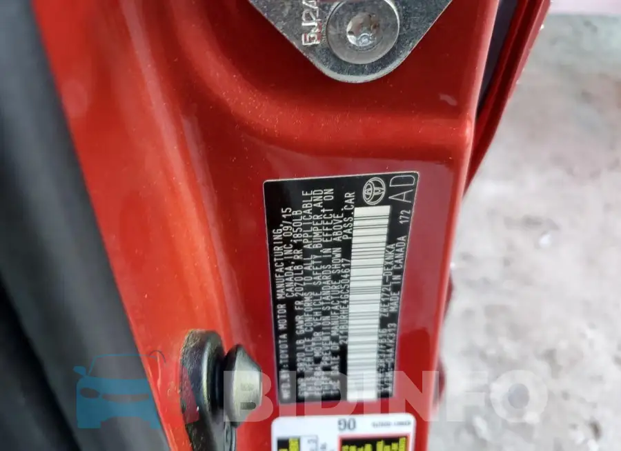 2T1BURHE4GC504617 Photo# 12