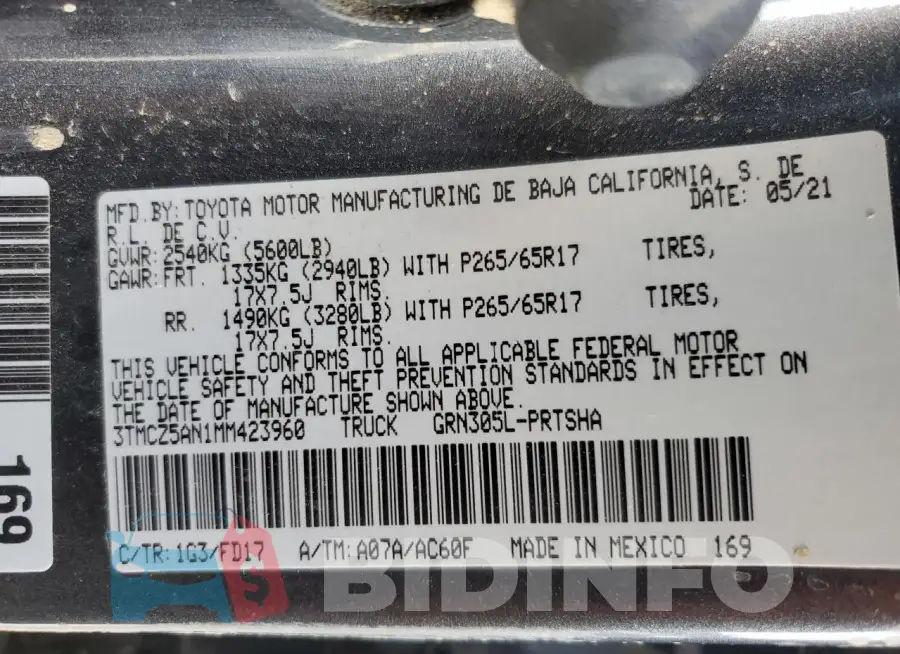 3TMCZ5AN1MM423960 Photo# 12