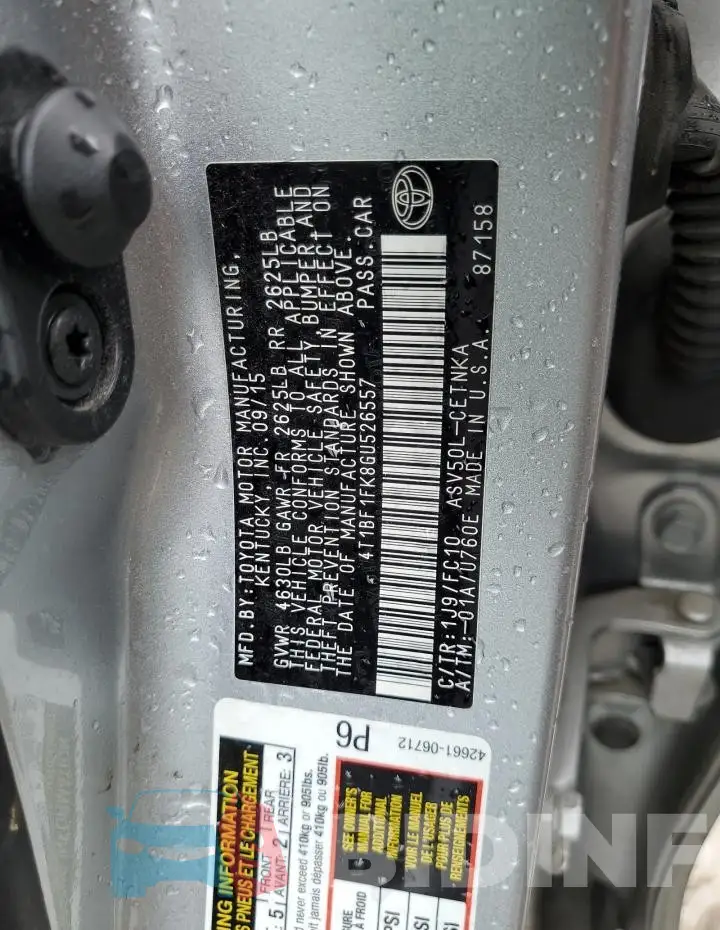 4T1BF1FK8GU526557 Photo# 12