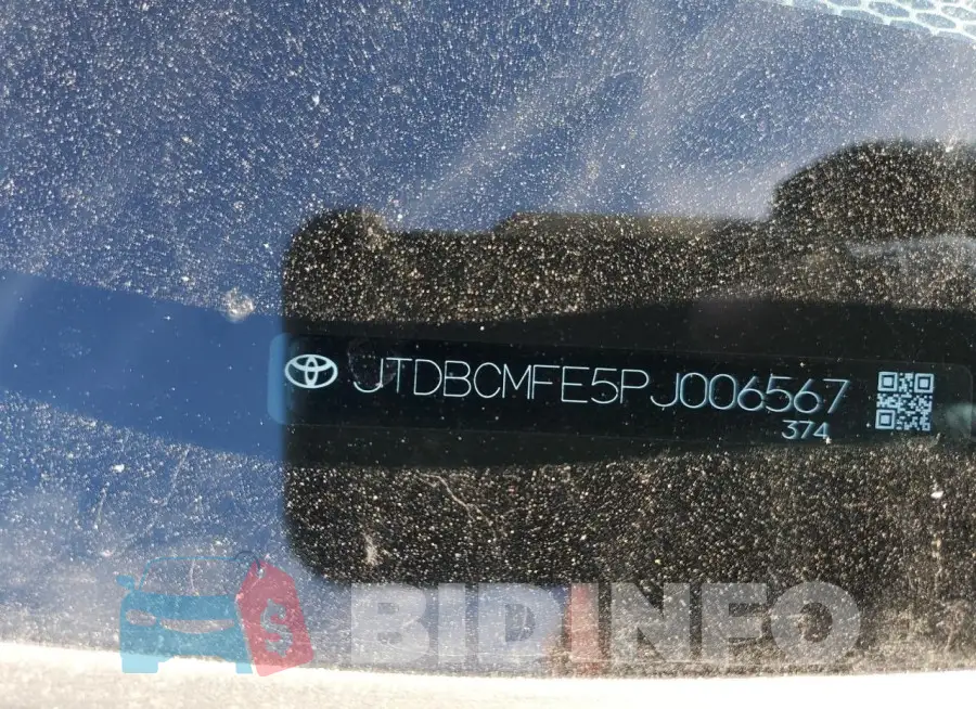 JTDBCMFE5PJ006567 Photo# 13