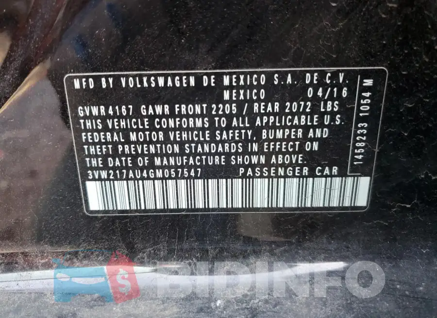 3VW217AU4GM057547 Photo# 12