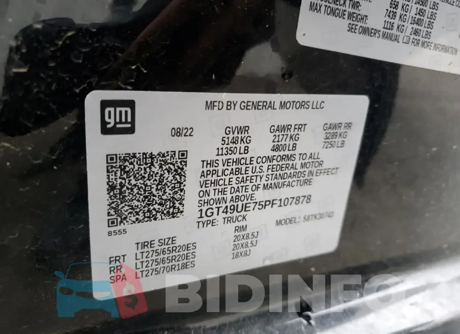 1GT49UE75PF107878 Photo# 12
