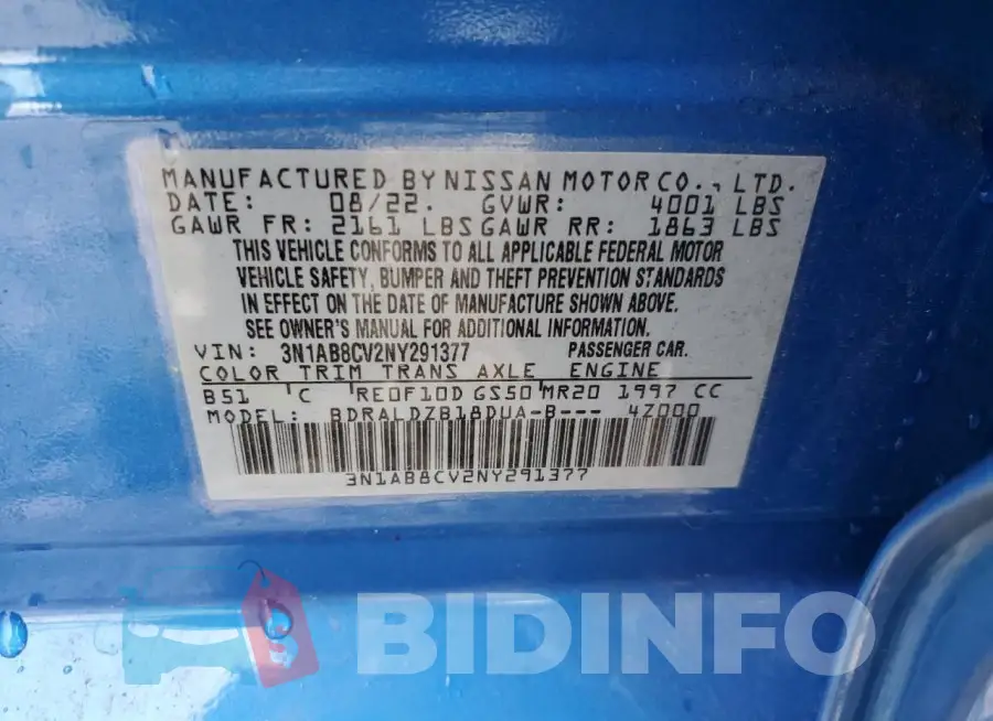 3N1AB8CV2NY291377 Photo# 12