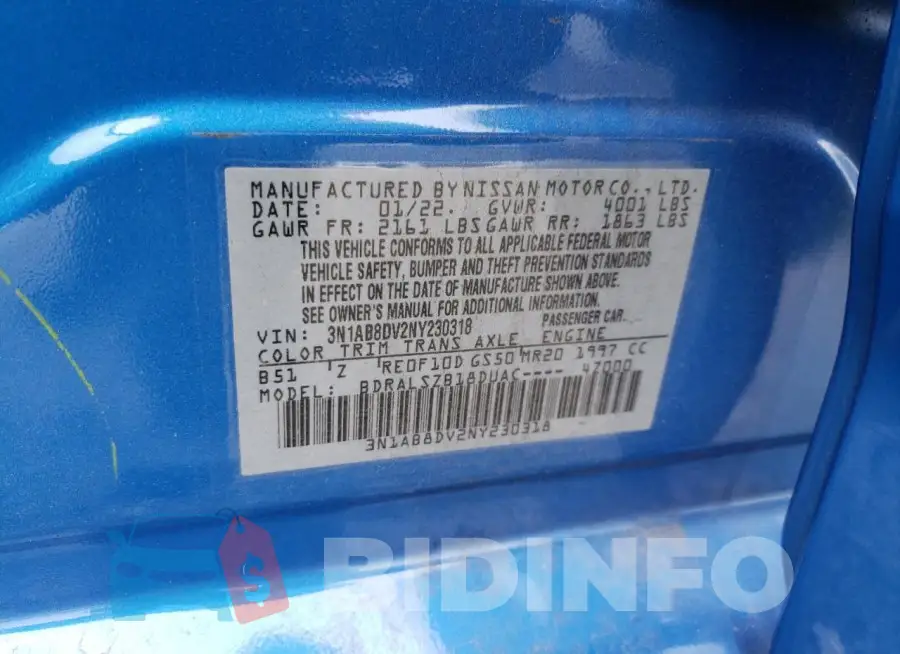 3N1AB8DV2NY230318 Photo# 12
