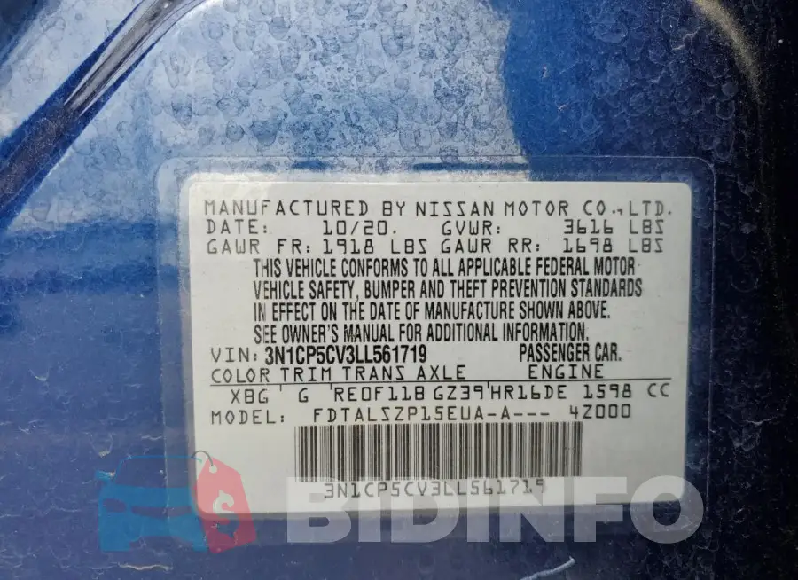 3N1CP5CV3LL561719 Photo# 12