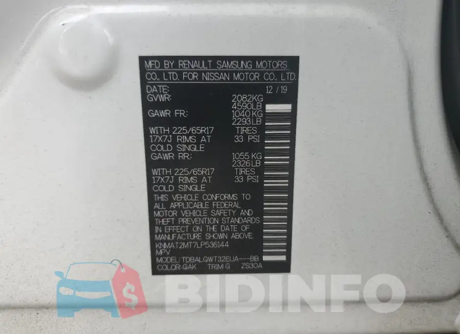 KNMAT2MT7LP536144 Photo# 13