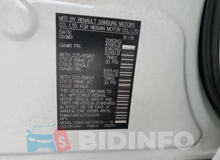 KNMAT2MTXLP524439 Photo# 12