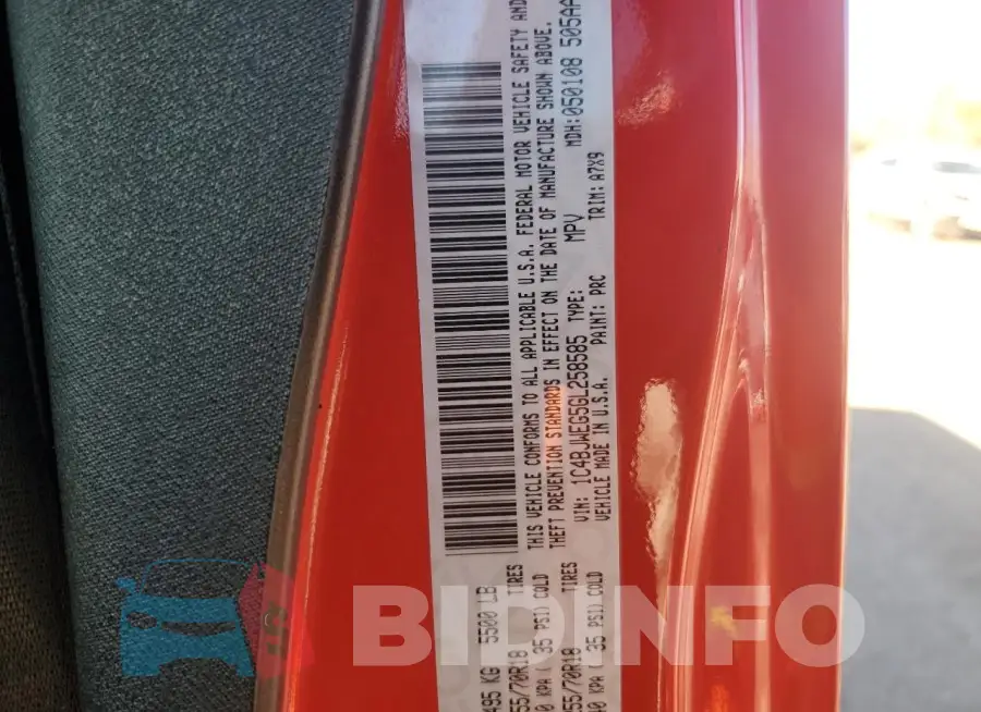 1C4BJWEG5GL258585 Photo# 14