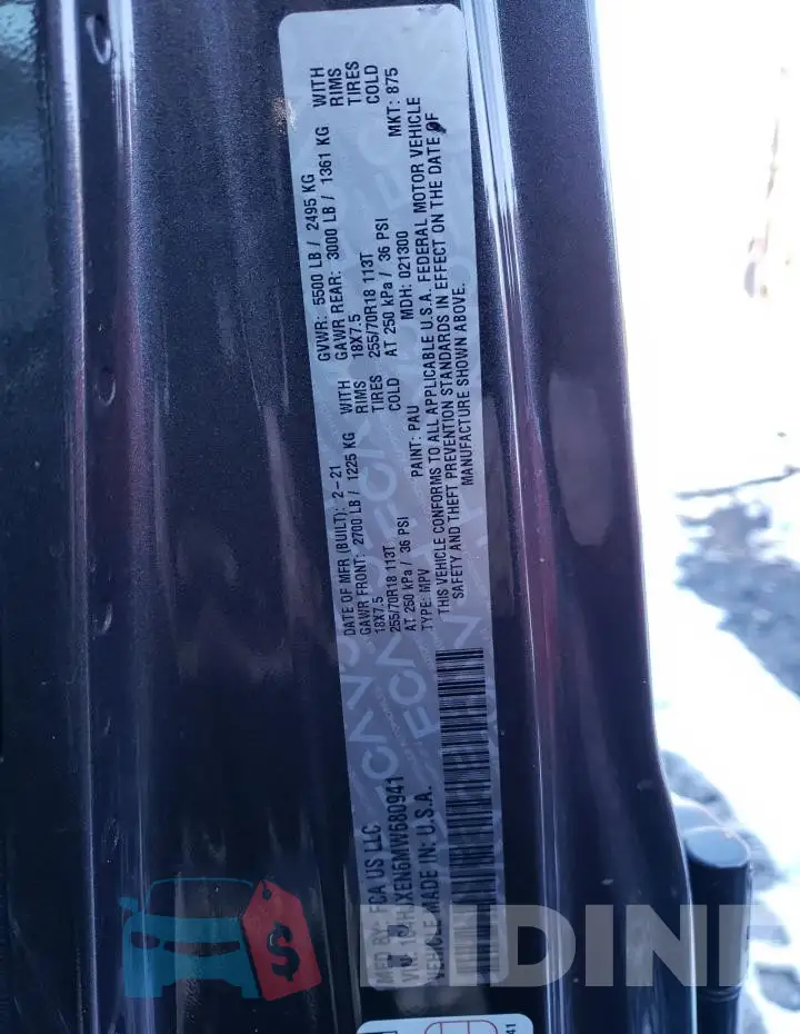 1C4HJXEN6MW680941 Photo# 13