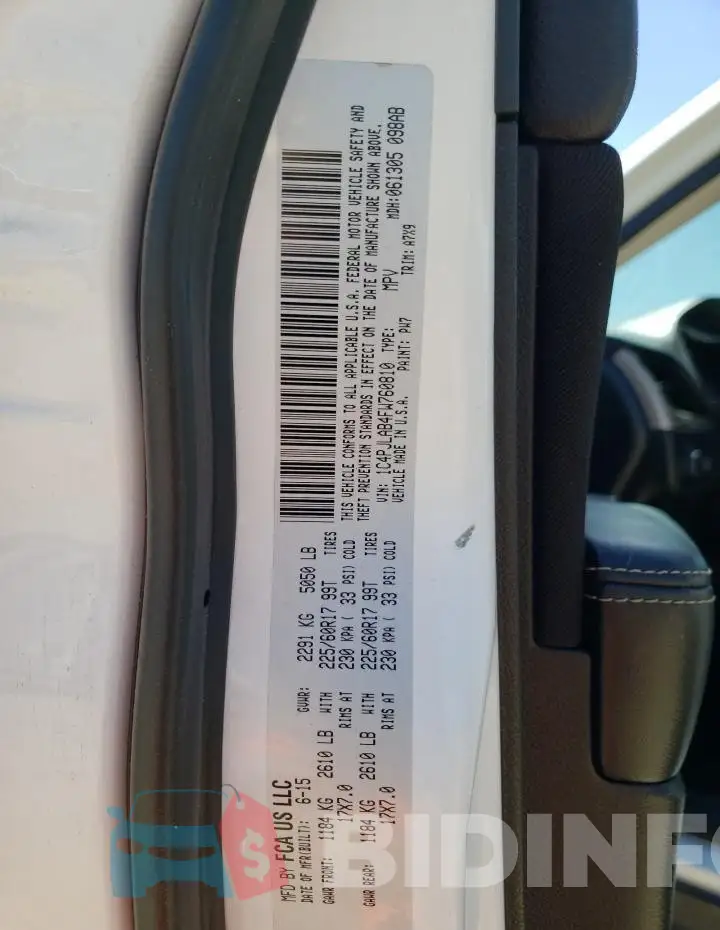 1C4PJLAB4FW760810 Photo# 13