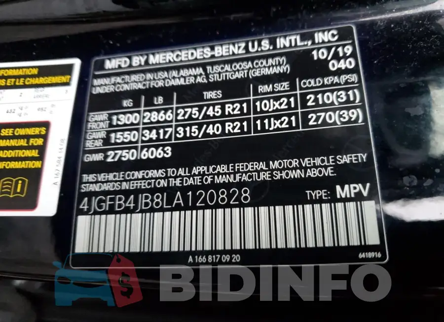 4JGFB4JB8LA120828 Photo# 12