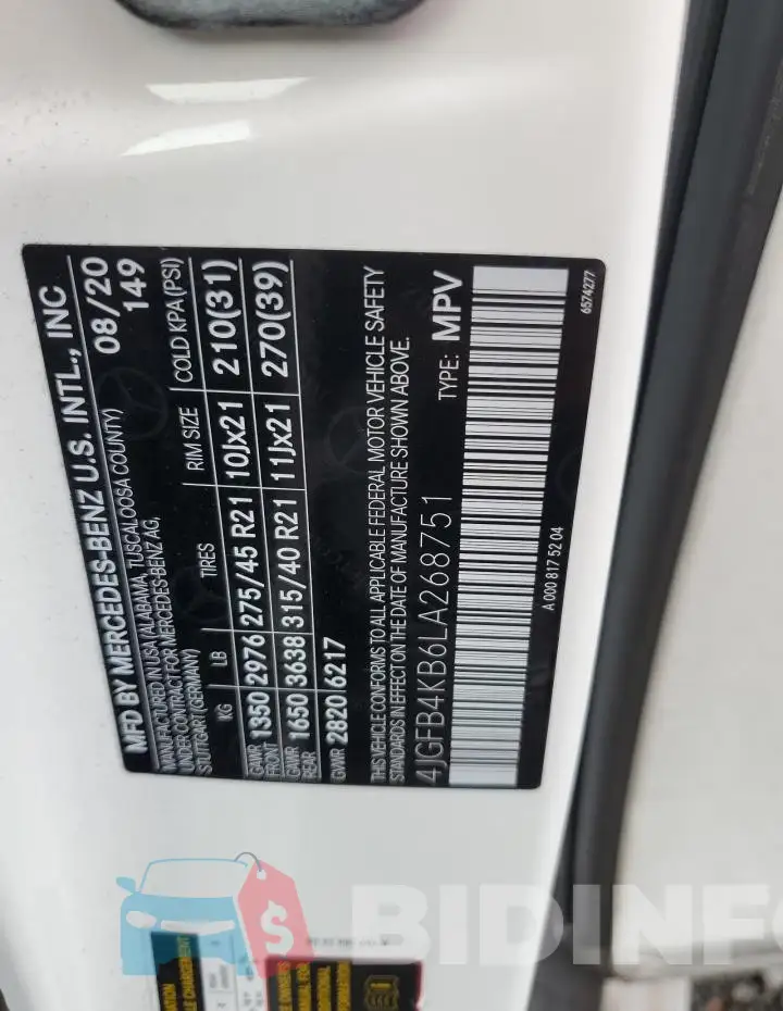 4JGFB4KB6LA268751 Photo# 14