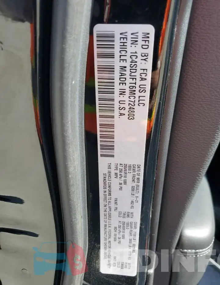 1C4SDJFT6MC724803 Photo# 14