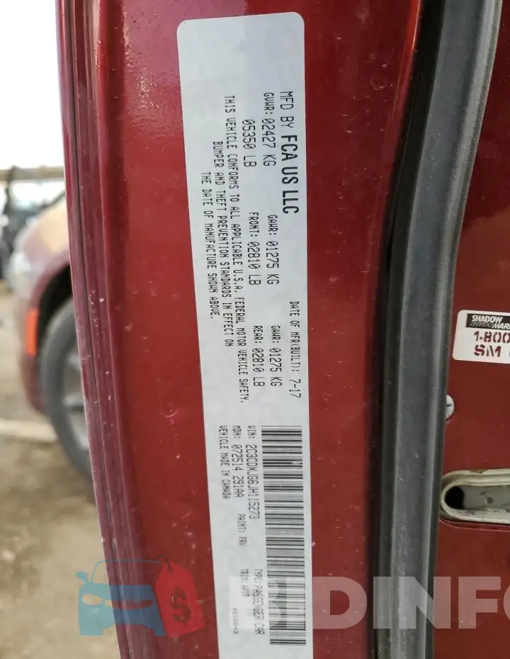 2C3CDXJG6JH115273 Photo# 12