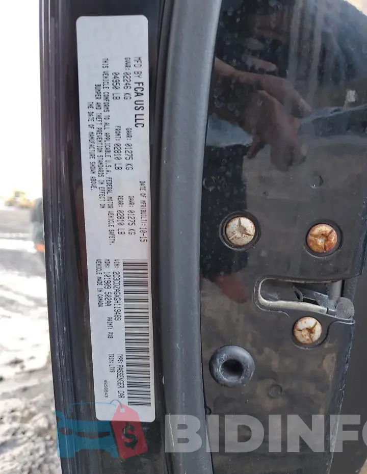 2C3CDZAGXGH119489 Photo# 12