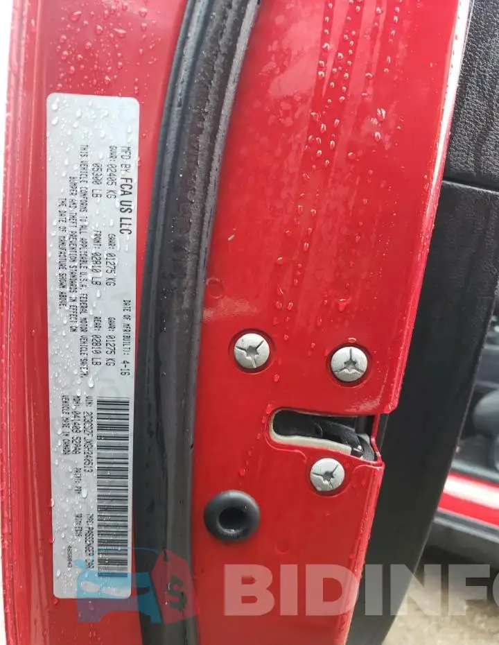 2C3CDZFJXGH240513 Photo# 12