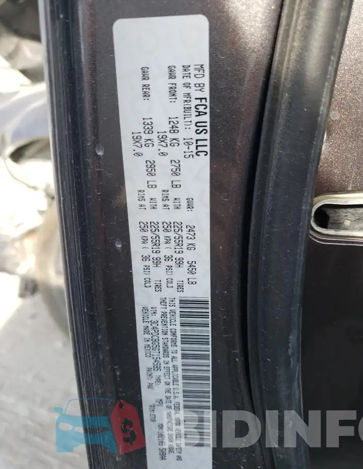 3C4PDCBG5GT154585 Photo# 14