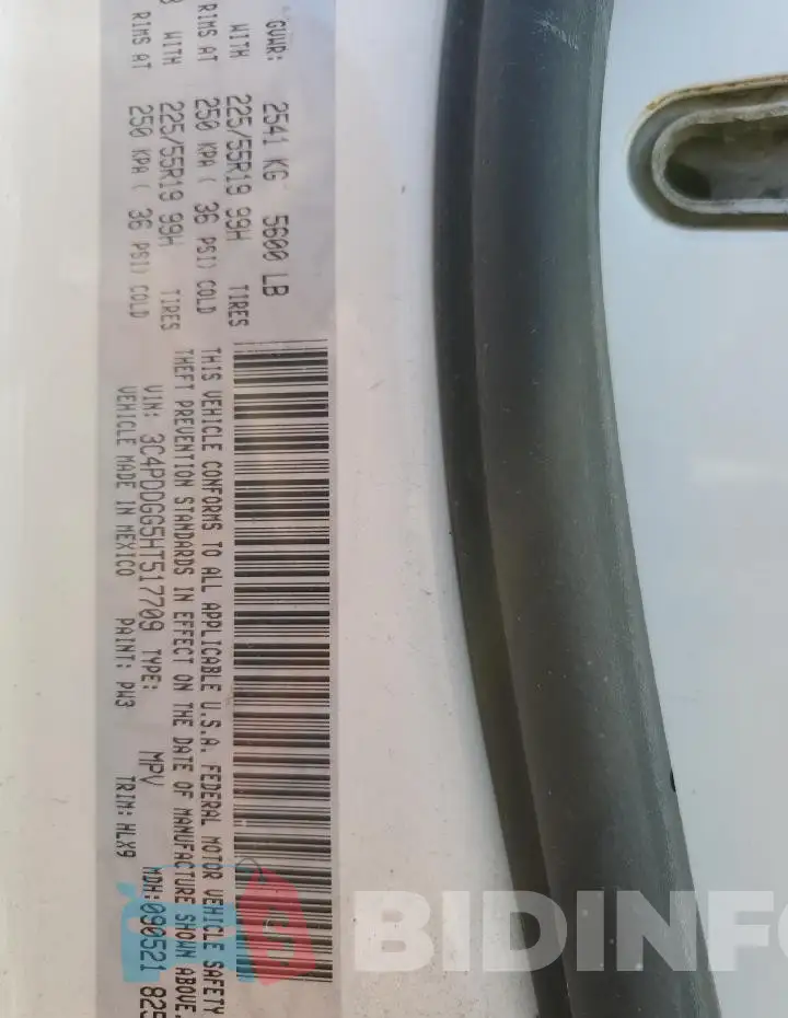 3C4PDDGG5HT517709 Photo# 13