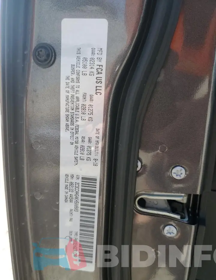 2C3CCAAG4KH500803 Photo# 13