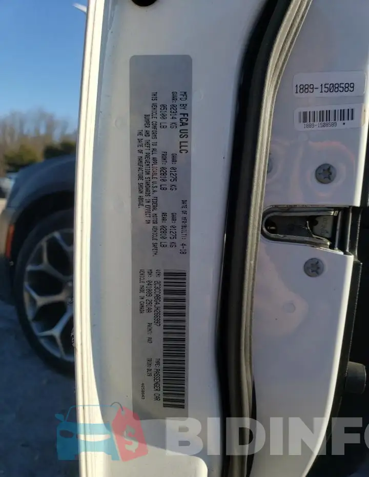 2C3CCABG4JH266997 Photo# 12