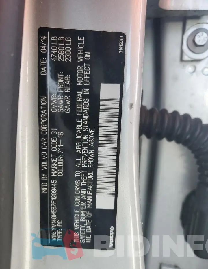 YV140MEB7F1209445 Photo# 13