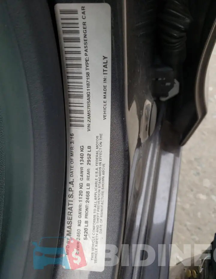 ZAM57RSA8G1187158 Photo# 12
