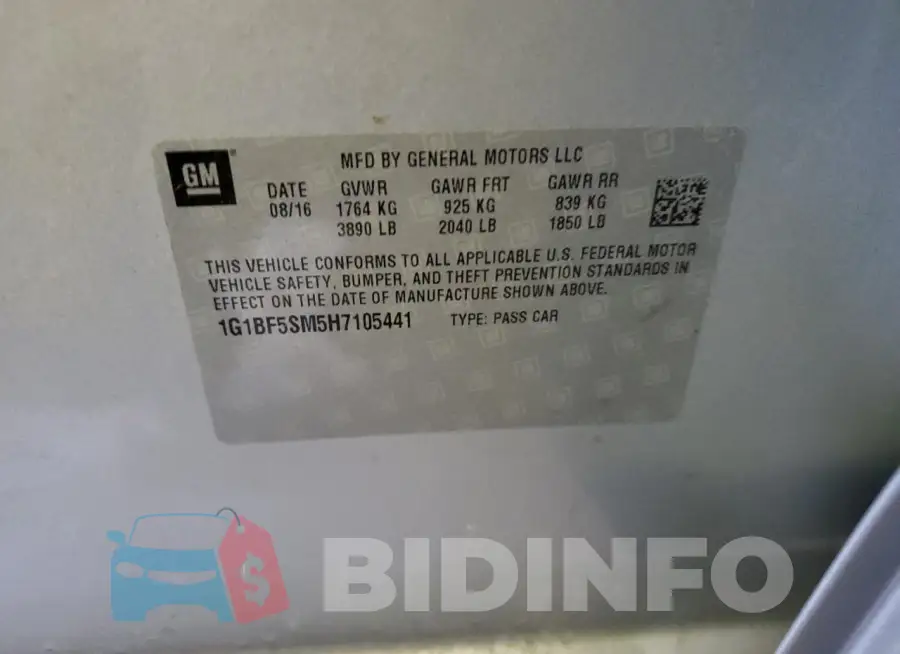 1G1BF5SM5H7105441 Photo# 12